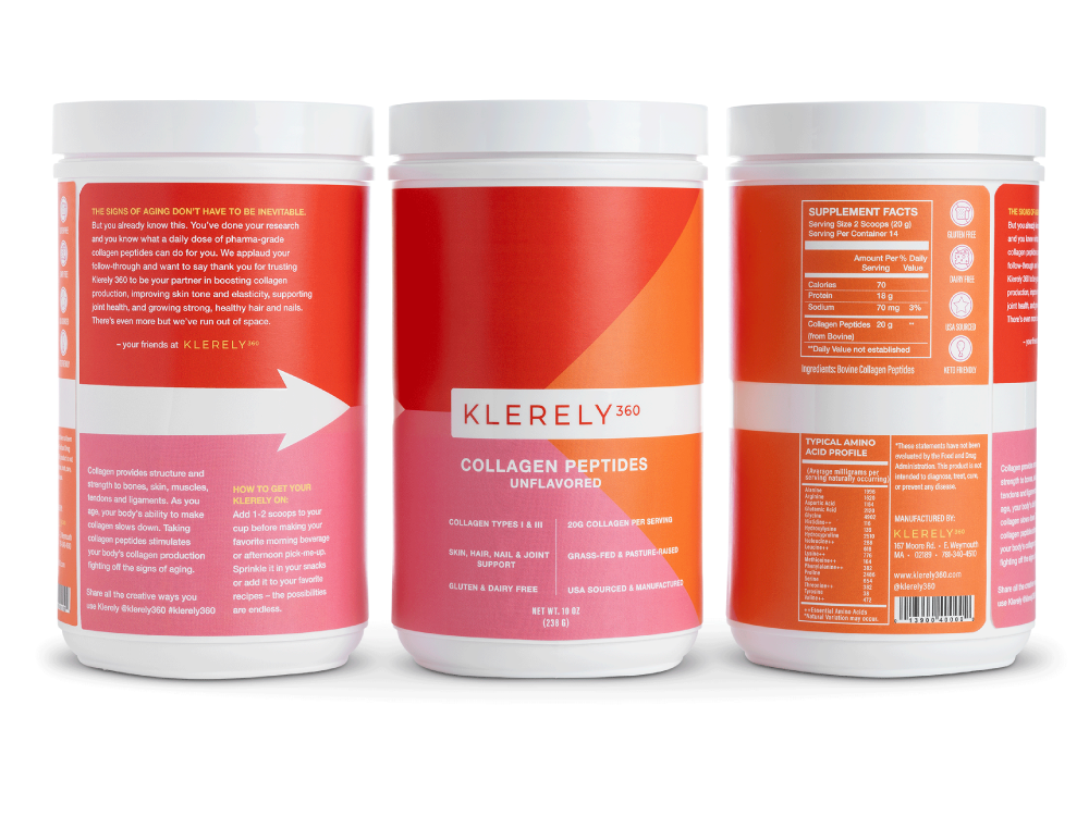 Klerely360 Packaging x 3 Transparent